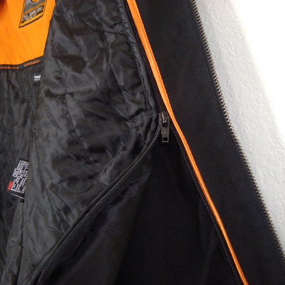 NEW FIRST Mfg. Co. Leather Gear Black Jacket w/Removable Quilted Liner Size L - Picture 15 of 16